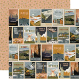 Simple Stories Here + There Travel the World Patterned Paper