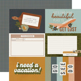 Simple Stories Here + There 4x6 Elements Patterned Paper