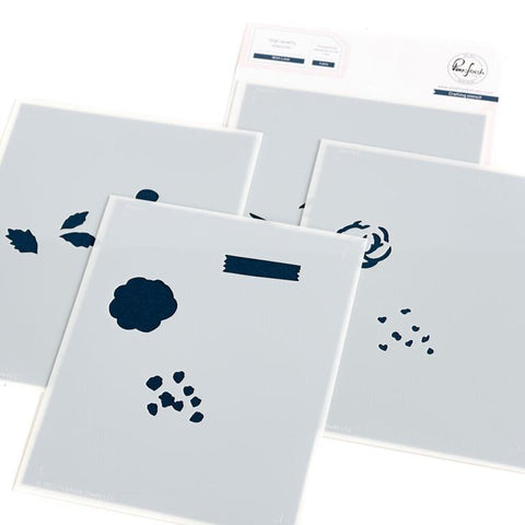 Pinkfresh Studio With Love Stencil Set