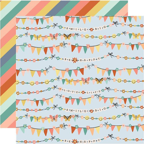 Simple Stories Boho Sunshine Happy Day Patterned Paper