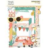 Simple Stories Boho Sunshine Chipboard Frame Embellishments
