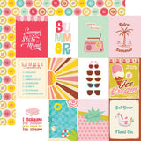 Simple Stories Retro Summer 3x4 Elements Patterned Paper