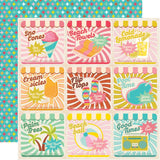 Simple Stories Retro Summer 4x4 Elements Patterned Paper