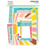 Simple Stories Retro Summer Chipboard Frame Embellishments