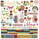 Simple Stories Simple Vintage Berry Fields Cardstock Sticker Sheet