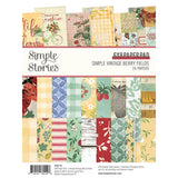 Simple Stories Simple Vintage Berry Fields 6x8 Pad Paper