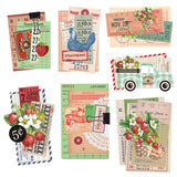 Simple Stories Simple Vintage Berry Fields Chipboard Cluster Embellishments