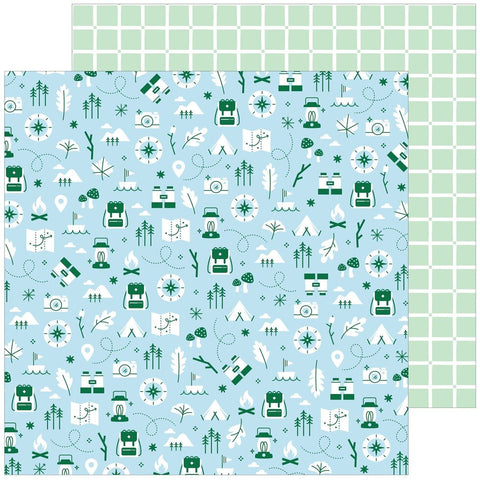 Pinkfresh Studio Tourist Mode Great Outdoors Patterned Paper