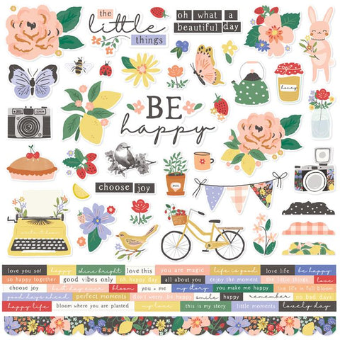 Simple Stories The Little Things Cardstock Stickers Sheet