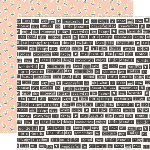 Simple Stories The Little Things Always Remember Patterned Paper