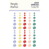 Simple Stories The Little Things Glossy Enamel Dot Embellishments