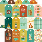 Simple Stories Trail Mix Tag Elements Patterned Paper