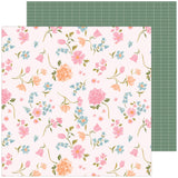 Pinkfresh Studio Lovely Blooms Start Somewhere Patterned Paper