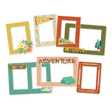 Simple Stories Trail Mix Chipboard Frame Embellishments
