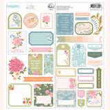 Pinkfresh Studio Lovely Blooms Cardstock Sticker Embellishments