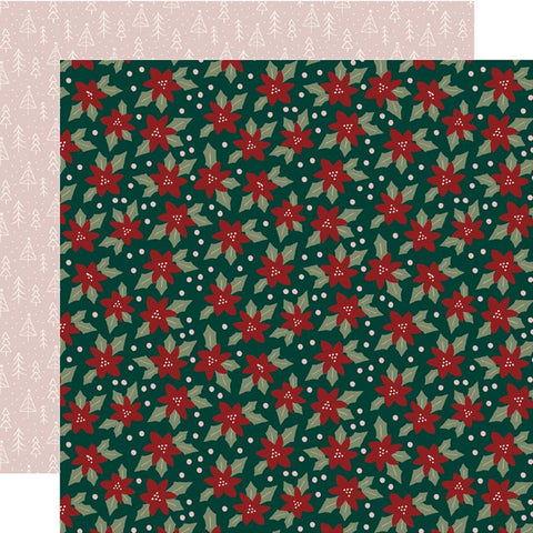 Simple Stories Boho Christmas Mistletoe Wishes Patterned Paper