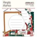 Simple Stories Boho Christmas Journal Bits & Pieces Embellishments
