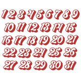 Simple Stories Boho Christmas Number Bits & Pieces Embellishments