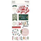 Simple Stories Boho Christmas Foam Sticker Embellishments