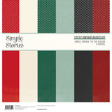 Simple Stories Simple Vintage 'Tis The Season 12x12 Basics Paper Kit
