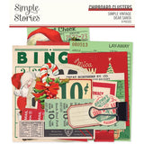 Simple Stories Simple Vintage Dear Santa Chipboard Cluster Embellishments