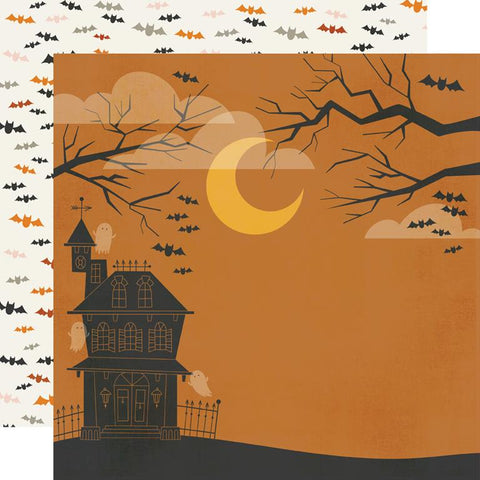 Simple Stories FaBOOlous Batty for Candy Patterned Paper
