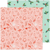 Pinkfresh Studio Holiday Dreams Holly Jolly Patterned Paper