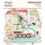 Simple Stories Simple Vintage Love Story Chipboard Cluster Embellishments