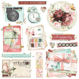 Simple Stories Simple Vintage Love Story Chipboard Cluster Embellishments