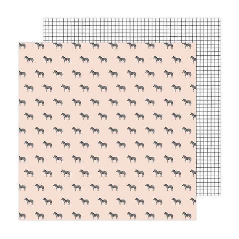 American Crafts Amy Tangerine Brave and Bold Black and White Patterned Paper