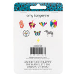American Crafts Amy Tangerine Brave and Bold Vinyl Sticker Embellishments
