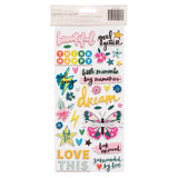 American Crafts Thickers Be Bold Phrase Stickers