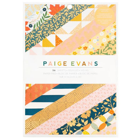 American Crafts Paige Evans Bungalow Lane 6 x 8 Paper Pad