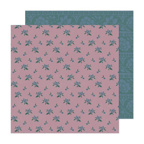 American Crafts Maggie Holms Market Square Very Berry Patterned Paper