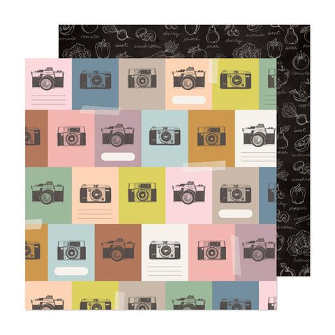 American Crafts Maggie Holms Market Square All Smiles Patterned Paper