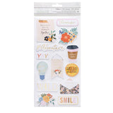 American Crafts Thickers Wildflower Stickers