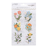 American Crafts Jen Hadfield Live and Let Grow Layered Floral Stickers