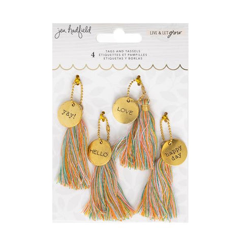 American Crafts Jen Hadfield Live and Let Grow Tassel Embellishments