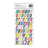 American Crafts Thickers Wonderful Alphabet Stickers