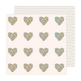 American Crafts Jen Hadfield Reaching Out You Have My Heart Patterned Paper