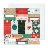 Crate Paper Busy Sidewalks Merry Merry  Patterned Paper