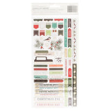 American Crafts Thickers Merry & Bright Phrase & Icon Stickers