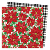 American Crafts Vicki Boutin Evergreen and Holly Trimmings Patterned Paper