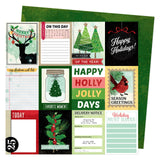 American Crafts Vicki Boutin Evergreen and Holly Jolly Days Patterned Paper