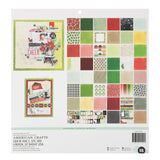 American Crafts Vicki Boutin Evergreen and Holly 12x12 Paper Pad