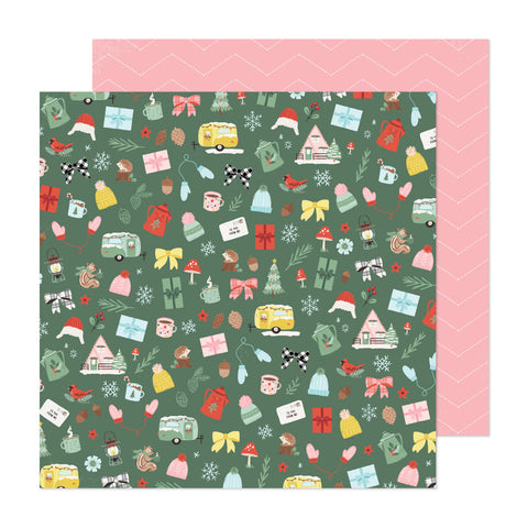 Crate Paper Mittens and Mistletoe Make it Merry Patterned Paper