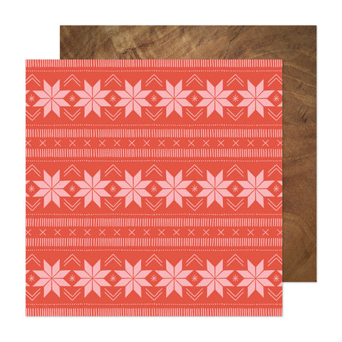 Crate Paper Mittens and Mistletoe Sweater Weather Patterned Paper