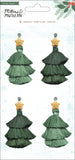 Crate Paper Mittens and Mistletoe Tassels with Charms Embellishments