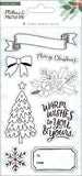 Crate Paper Mittens and Mistletoe Acrylic Stamp Set