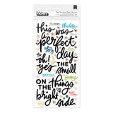 American Crafts Vicki Boutin Print Shop Thickers Perfect Day Phrase Stickers